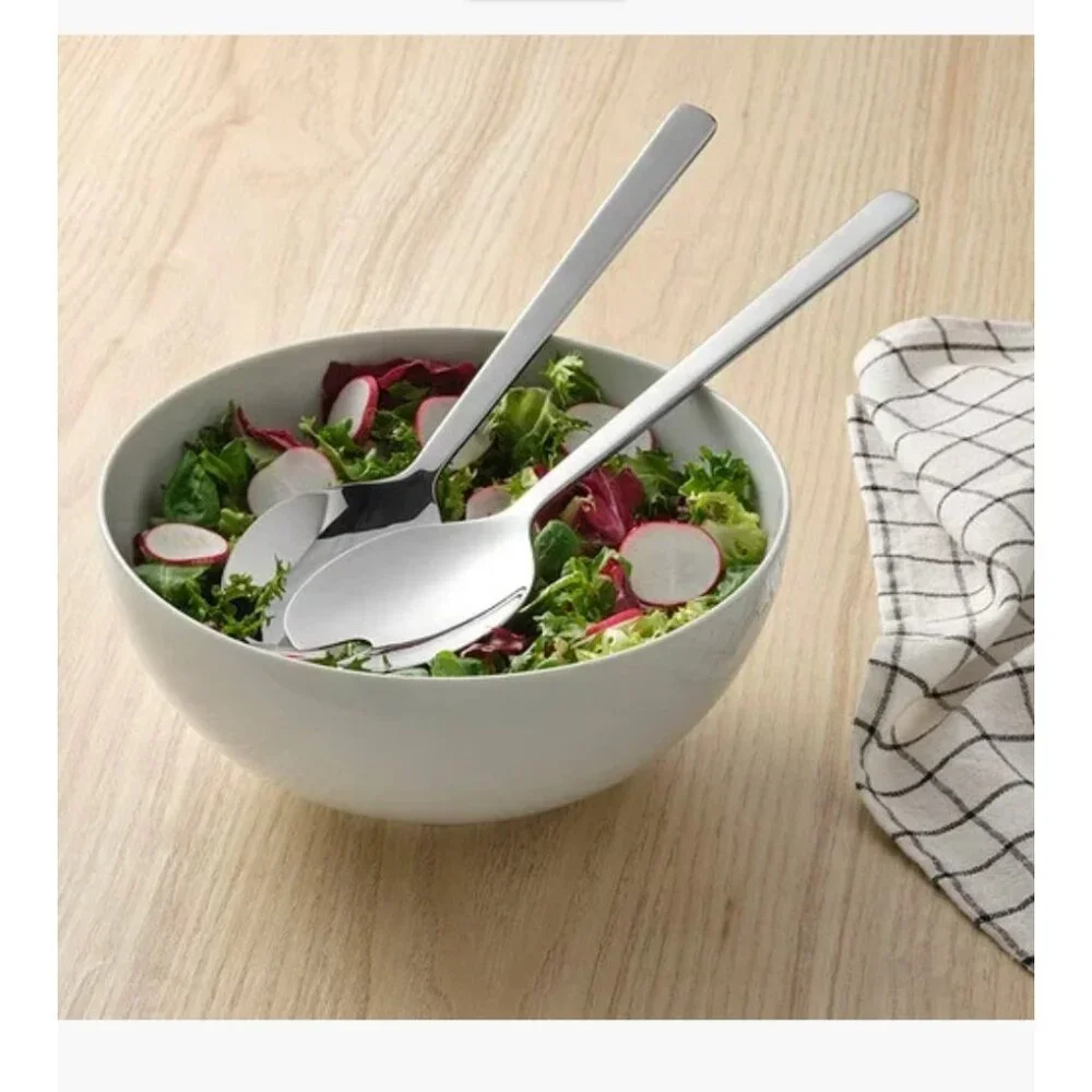 IKEA LOFTESRIK 2-piece salad serving set, stainless steel, 11 